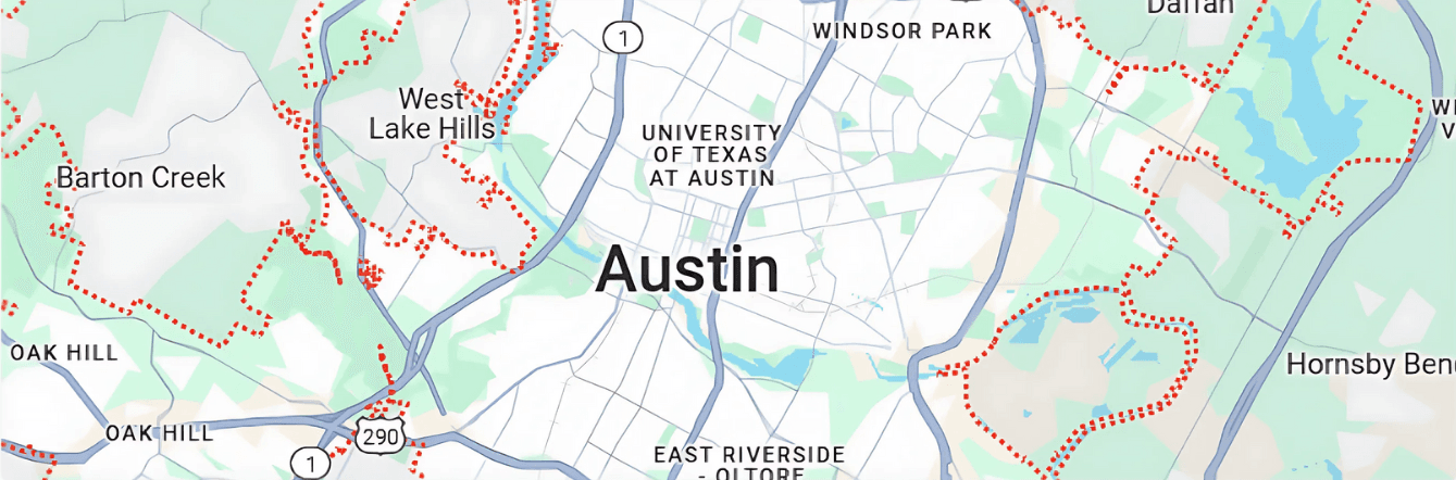 Austin map
